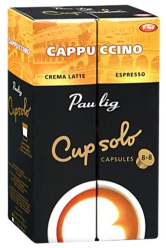 Капсулы кофе Paulig Cappuccino (8+8 шт) 62351