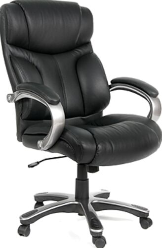 Кресло для руководителя Chairman 435 кожа черная