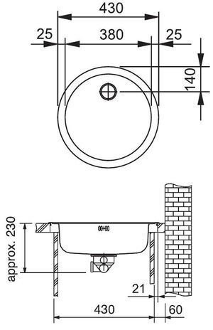 Кухонная мойка Franke RAX 610-38 Нержавеющая сталь, полировка