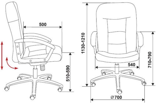 Кресло для руководителя Бюрократ T-9908AXSN-AB
