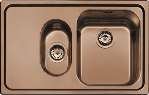 Кухонная мойка Smeg SP7915SRA Нержавеющая сталь с PVD-покрытием, цвет медный