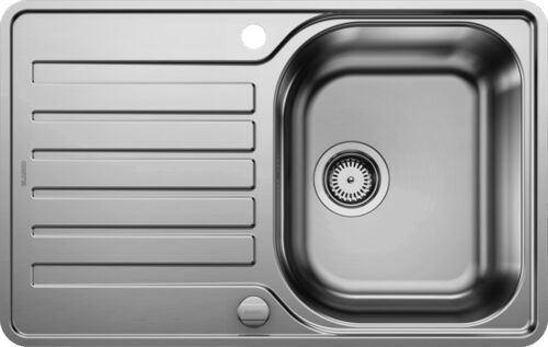 Кухонная мойка Blanco Lantos 45S-IF Compact нерж сталь полированная, с клапаном-автоматом, 519059