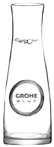 Стеклянный графин Grohe 1л. 40405000
