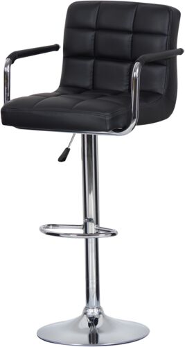 Барный стул Paoli Kruger arm CColl T-808F-1 черный, экокожа
