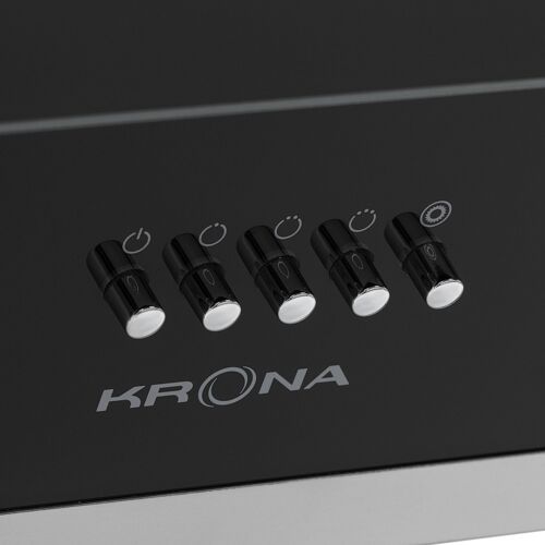 Вытяжка Krona IRIDA 900 black push button