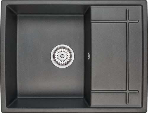 Кухонная мойка Granula GR-6501 черный, 650x500 мм