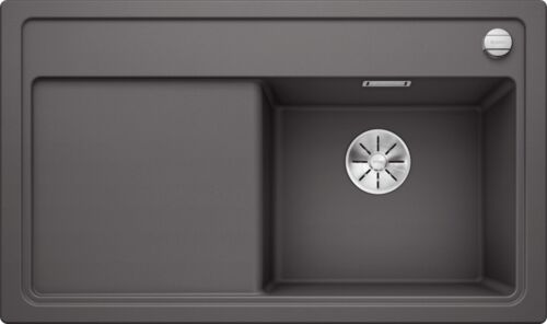 Кухонная мойка Blanco Zenar 45S (чаша справа) Silgranit темная скала, с кл.-авт. InFino, 523710
