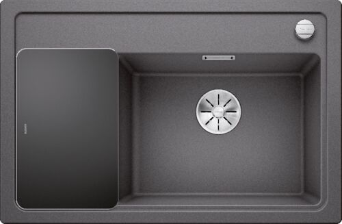 Кухонная мойка Blanco Zenar XL 6S Compact чаша справа Silgranit темная скала, c кл.-авт. InFino, 523707