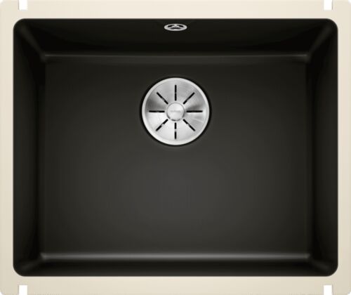 Кухонная мойка Blanco Subline 500-U керамика PuraPlus черный, с отв. арм. InFino, 523740