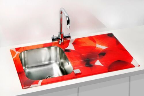 Кухонная мойка Alveus Glassix 10 с нанесением рисунка, RAL9005 90, 1102928