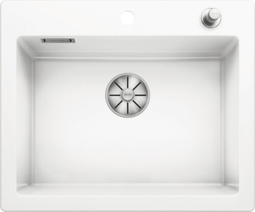 Кухонная мойка Blanco Palona 6 Керамика PuraPlus глянцевый белый, с кл.-авт. InFino, 524731