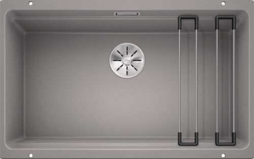 Кухонная мойка Blanco Etagon 700-U Silgranit алюметаллик, с отв. арм. InFino, 525169