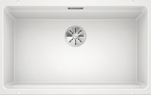 Кухонная мойка Blanco Etagon 700-U Silgranit белый, с отв. арм. InFino, 525171