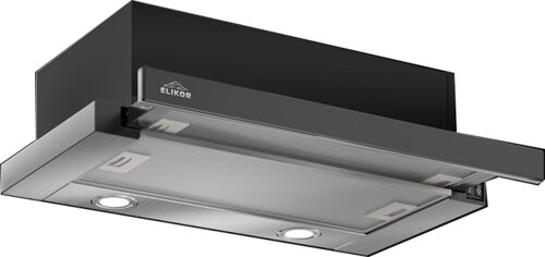 Вытяжка Elikor GLASS 60П-400-В2Л черный/стекло черное