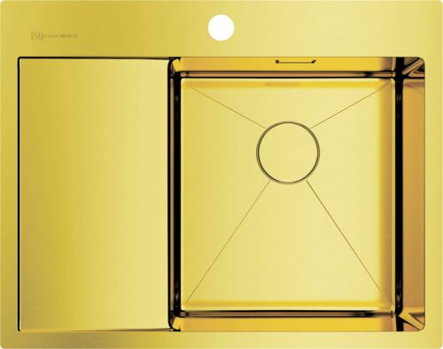 Кухонная мойка Omoikiri Akisame 65-LG-R светлое золото, 4973084