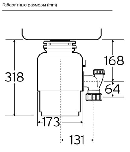 Измельчитель отходов In-Sink-Erator S60