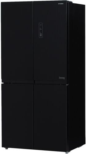 Холодильник Side-by-side Hyundai CM5005F черное стекло