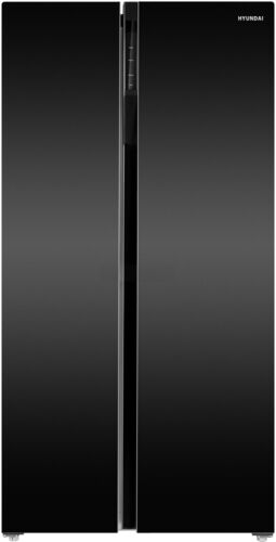 Холодильник Side-by-side Hyundai CS6503FV черное стекло