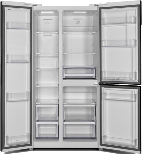 Холодильник Side-by-side Hyundai CS6073FV белое стекло