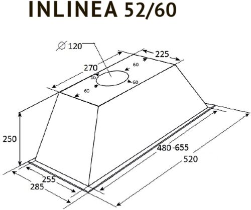 Вытяжка Kuppersberg Inlinea 60X