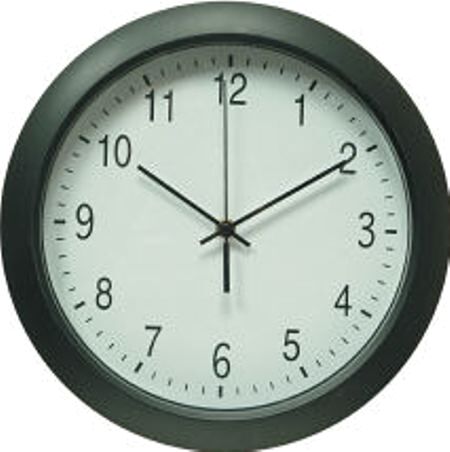 Часы настенные Бюрократ WallC-R02P/black