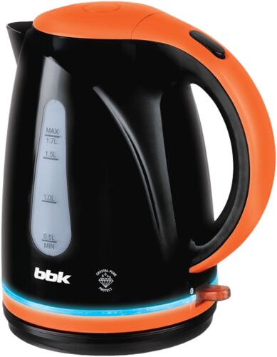 Чайник BBK EK1701P черный/оранжевый