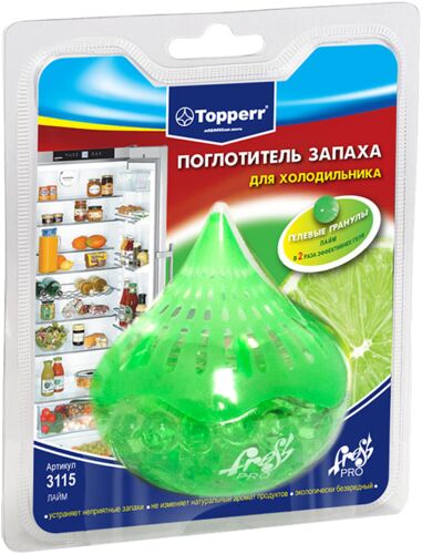 Поглотитель запаха для холодильника Topperr 3115 Лайм