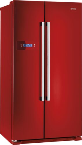 Холодильник Side-by-side Gorenje NRS85728RD красный