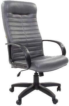 Кресло для руководителя Chairman 480 LT к/з Terra 117 серый