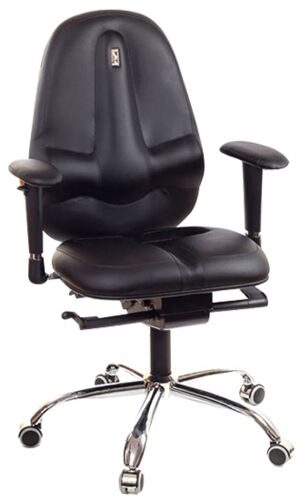 Кресло для руководителя Kulik System Classic Maxi экокожа черный