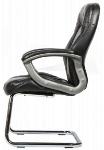 Кресло для посетителя Partcom CS-630Р Флорида-2П PU-06 черный