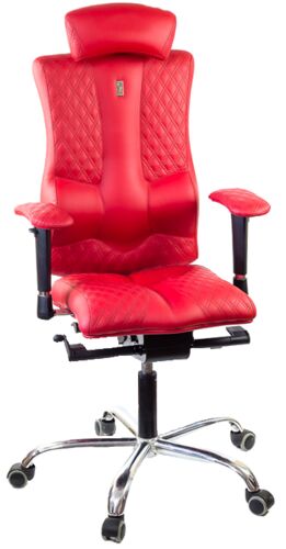 Кресло для руководителя Kulik System Elegance экокожа красный Design