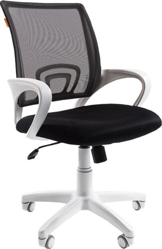 Кресло для оператора Chairman 696 белый пластик TW-11/TW-01 черный