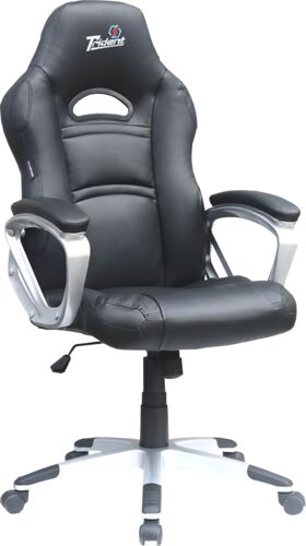 Кресло геймерское Хорошие Кресла Геймер GK-0707 экокожа black/черный