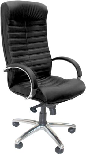 Кресло офисное Acm Pazula/K черный кожзаменитель 0401, хром