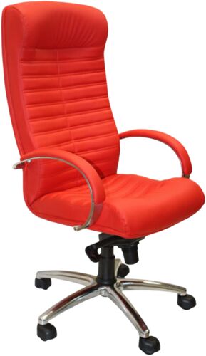 Кресло офисное Acm Pazula/K красный кожзаменитель 0421, хром