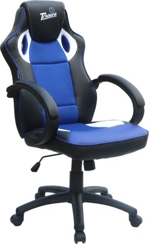 Кресло офисное Хорошие Кресла Геймер GK-0808 blue/синий, экокожа