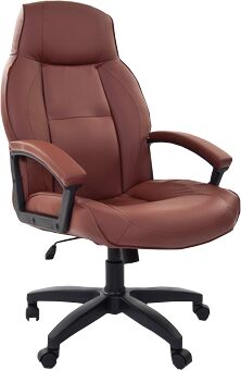 Кресло для руководителя Chairman 436 LT экопремиум коричневый