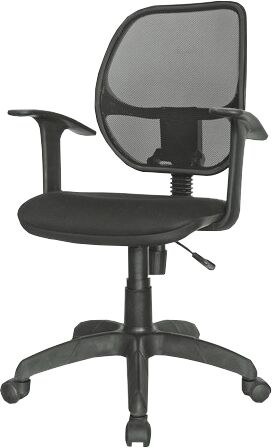 Кресло для оператора Мирэй Марс new Т комфорт спинка сетка черная /сиденье В-14 черный