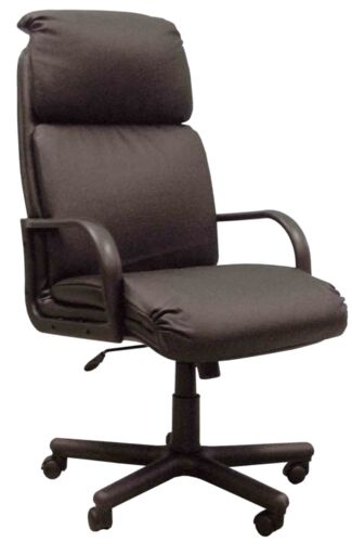 Кресло для руководителя Мирэй Надир стандарт кожа черная