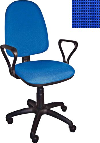 Кресло для оператора Мирэй Престиж new gtpp B-12 синий-черный