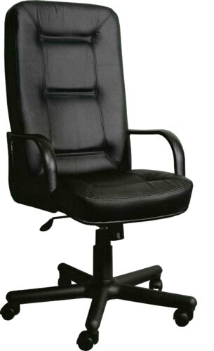 Кресло для руководителя Мирэй Сенатор стандарт кожа черная