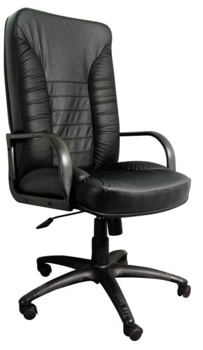 Кресло для руководителя Мирэй Танго стандарт кожа черная