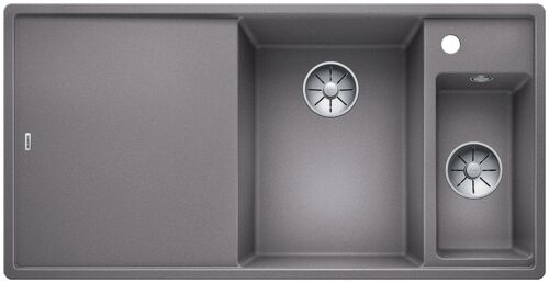 Кухонная мойка Blanco Axia III 6 S (чаша справа) Silgranit алюметалл, доска стекло, c кл.-авт. InFino, 523474