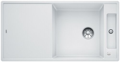 Кухонная мойка Blanco Axia III XL 6 S-F Silgranit белый, доска стекло, c кл.-авт. InFino, 523529