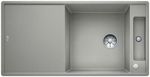 Кухонная мойка Blanco Axia III XL 6 S Silgranit жемчужный, доска ясень, c кл.-авт. InFino, 523503