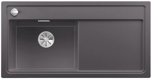 Кухонная мойка Blanco Zenar XL 6S-F чаша слева Silgranit темная скала, с кл.-авт. InFino, 523910