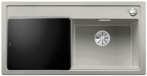 Кухонная мойка Blanco Zenar XL 6S (чаша справа) Silgranit жемчужный, с кл.-авт. InFino, 523947