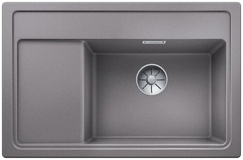 Кухонная мойка Blanco Zenar XL 6S Compact чаша справа Silgranit алюметаллик, c кл.-авт. InFino, 523708