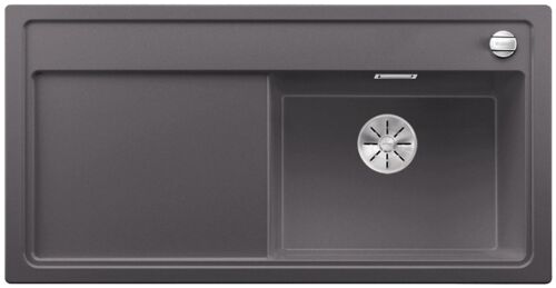 Кухонная мойка Blanco Zenar XL 6S-F чаша справа Silgranit темная скала, с кл.-авт. InFino, 523886